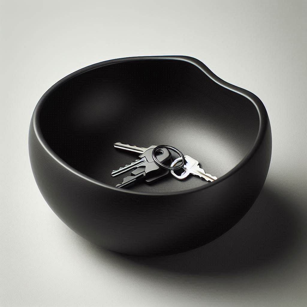 Designer Schlüsselschale "Cut Circle"