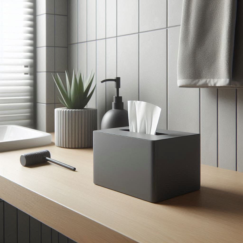 Minimalistische Taschentuch-Box