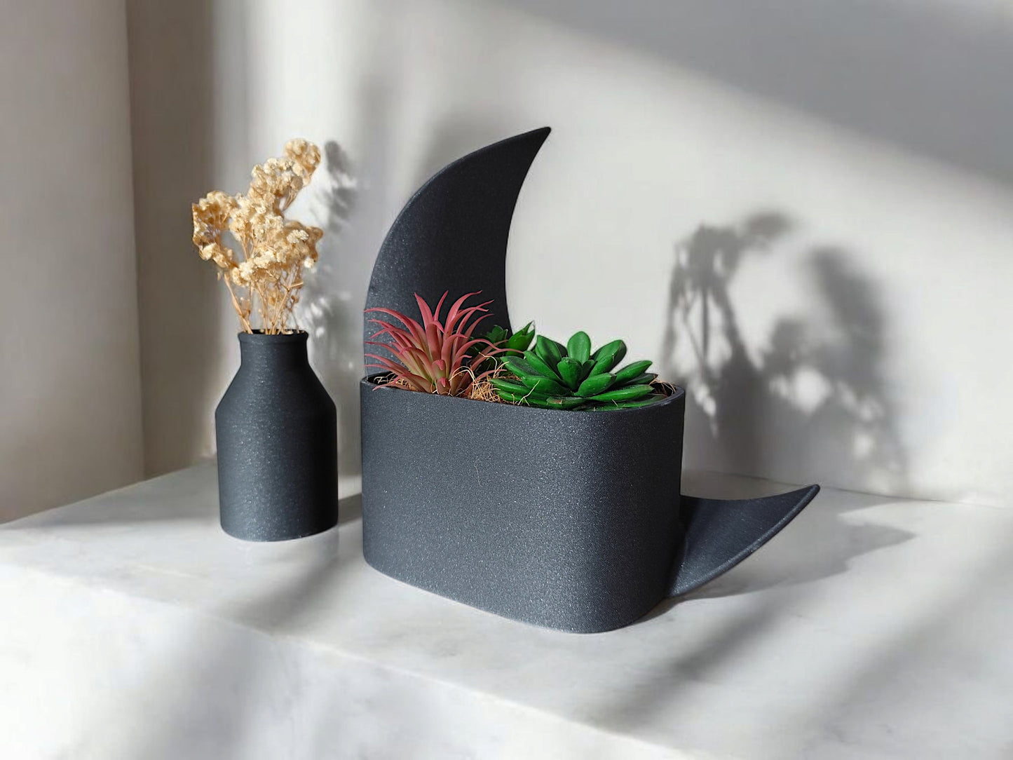 Blumentopf mit Vase "Crescent"