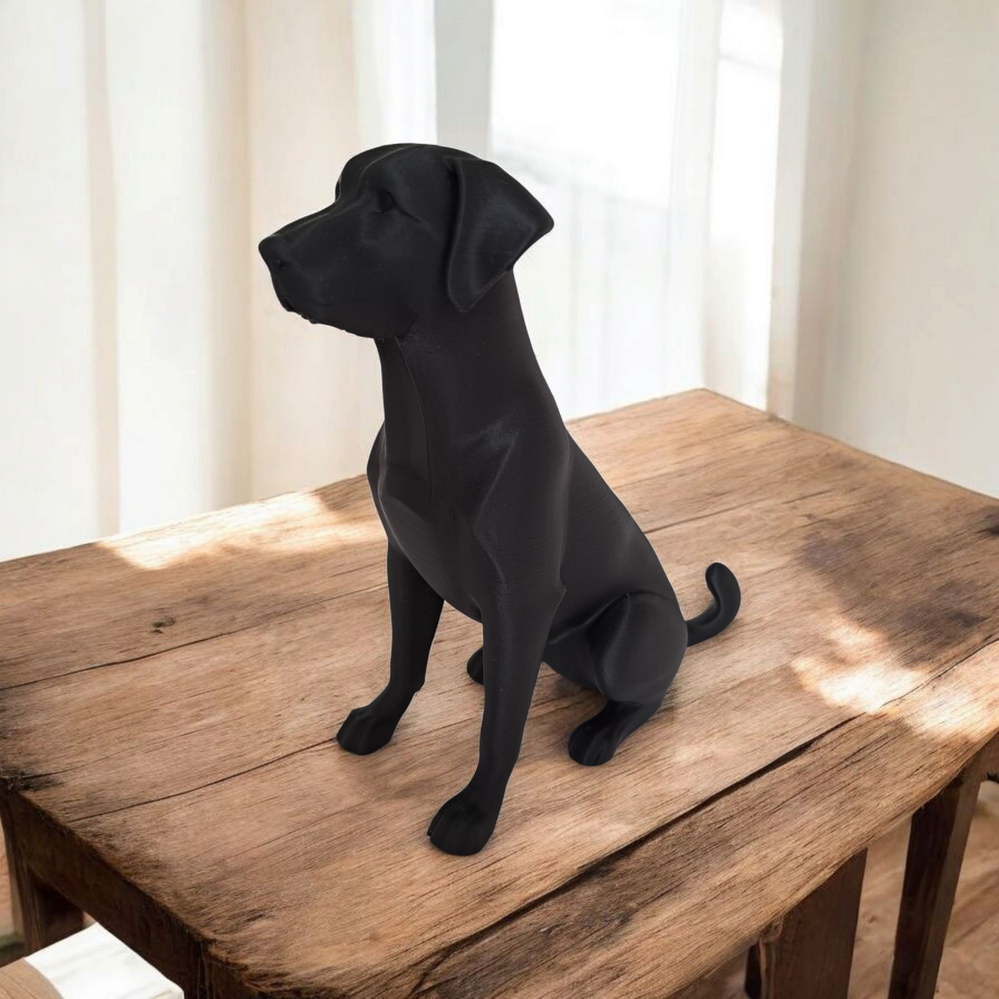 Minimalistischer Labrador – Skulptur