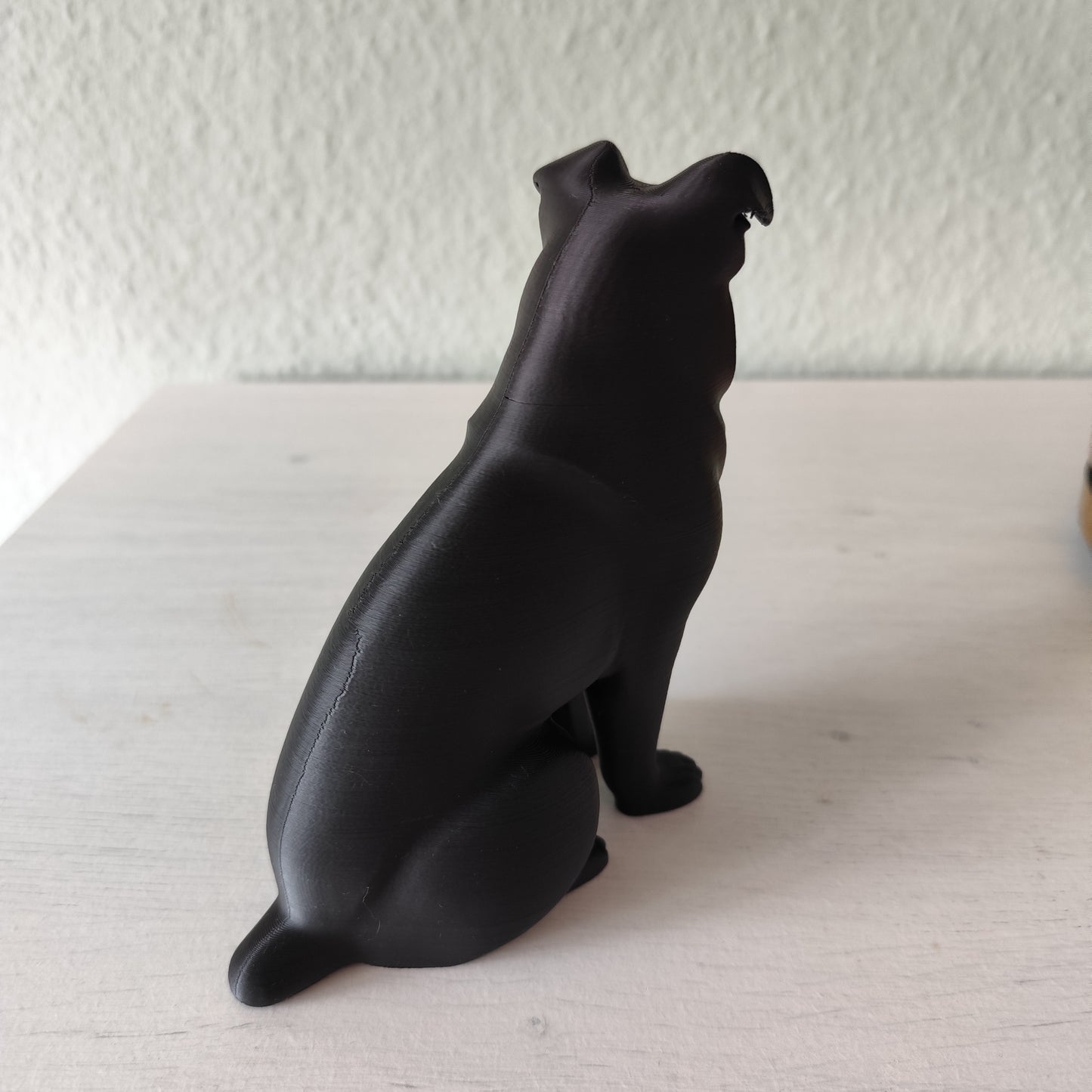 Minimalistischer Australian Shepherd – Skulptur