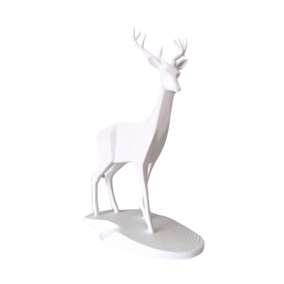 Minimalistische Hirsch „Stag“ – Skulptur