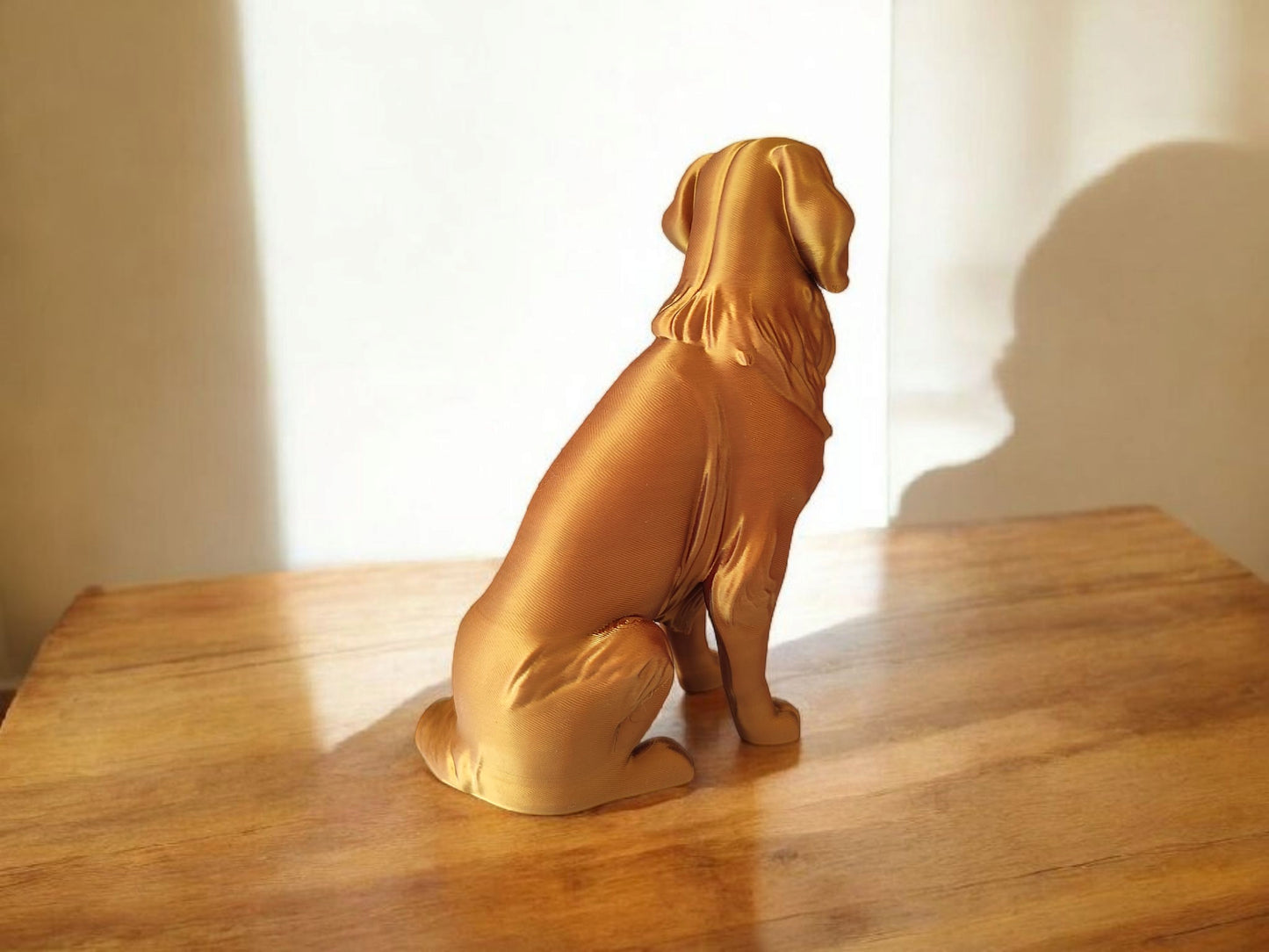 Minimalistische Hundefigur „Golden Retriever“ – Skulptur