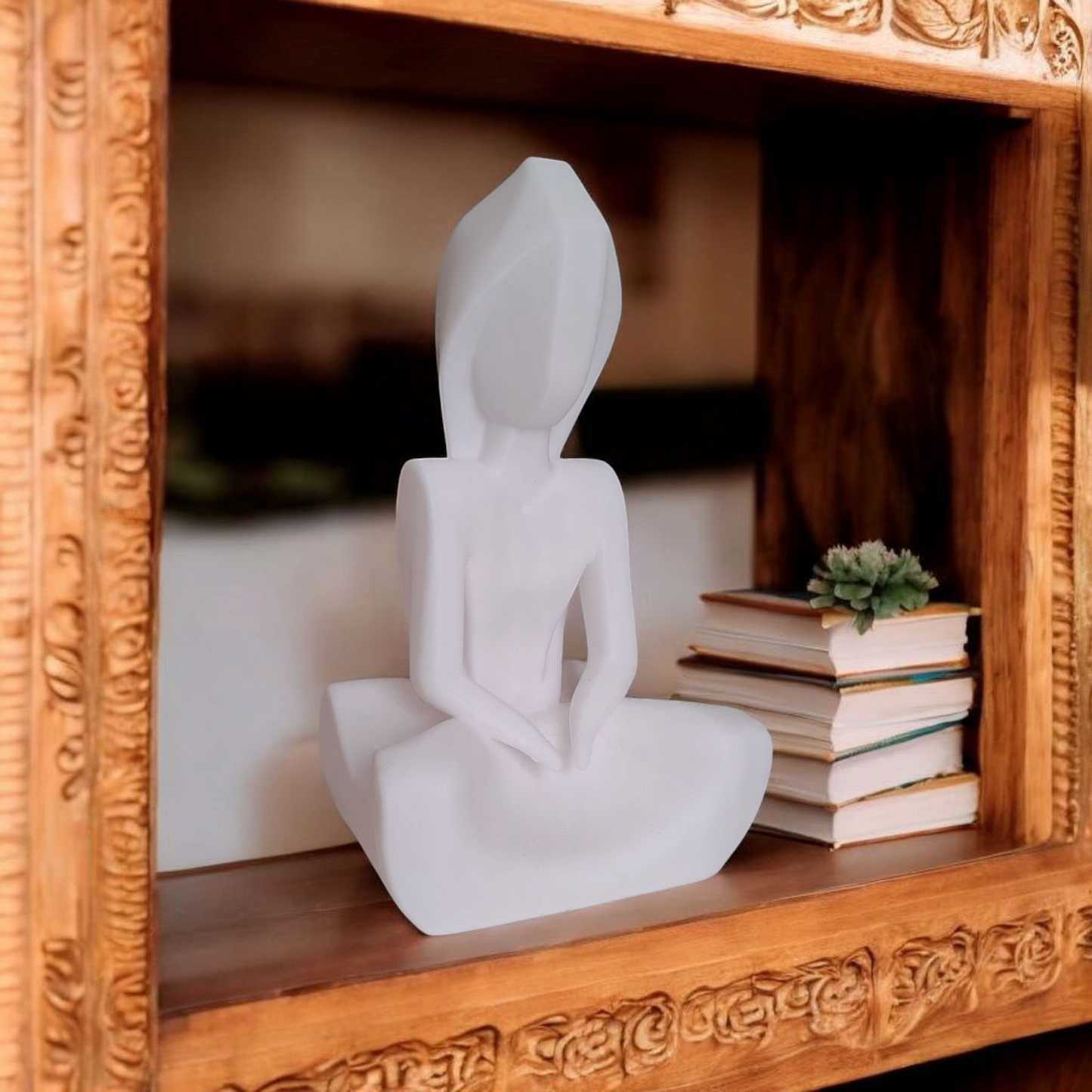 Minimalistische Figur „The Silent Woman “ – Skulptur