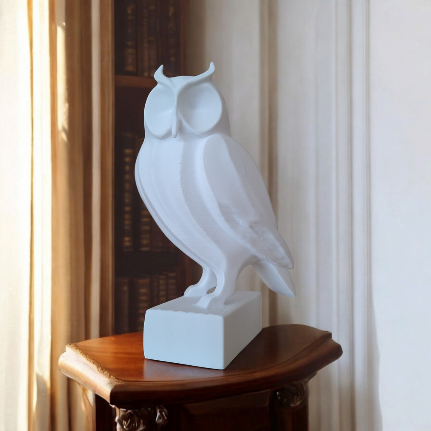 Minimalistische Eulen Figur „The Owl“ – Skulptur