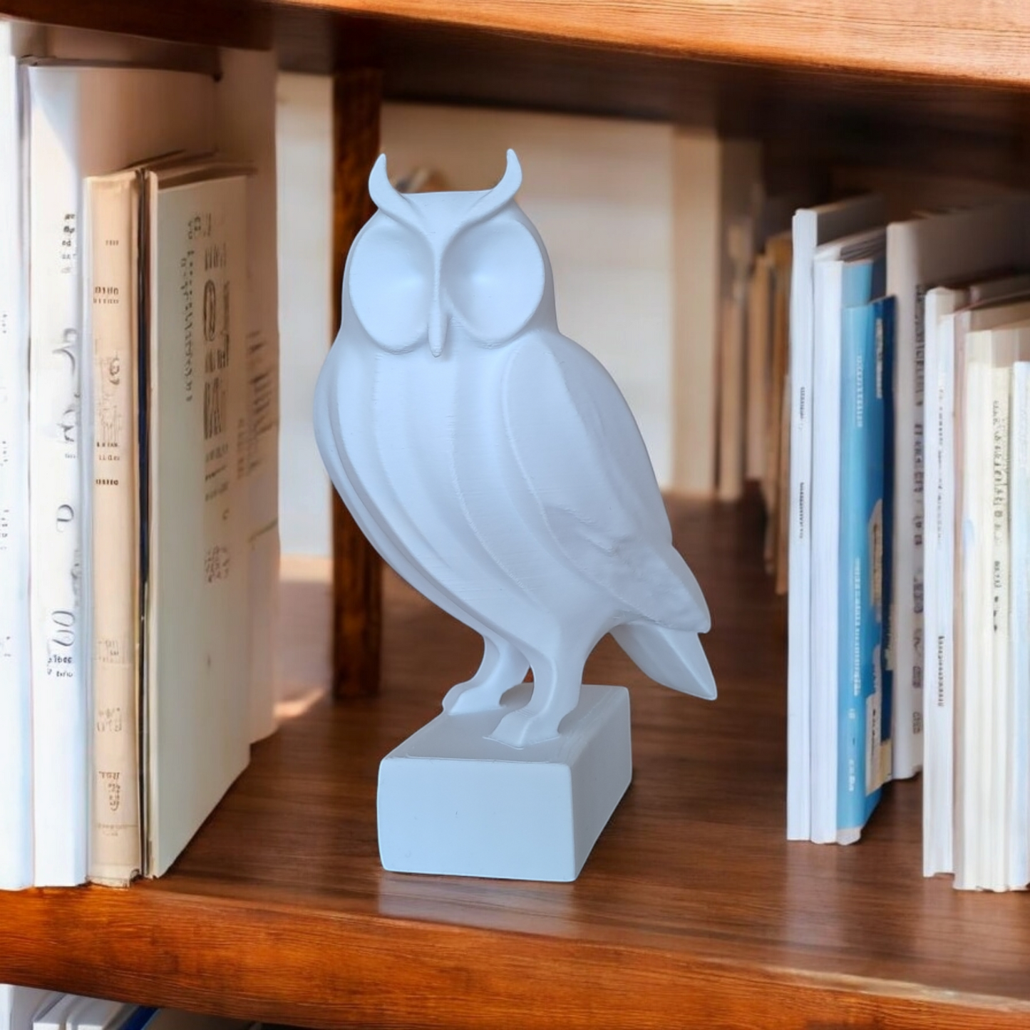 Minimalistische Eulen Figur „The Owl“ – Skulptur