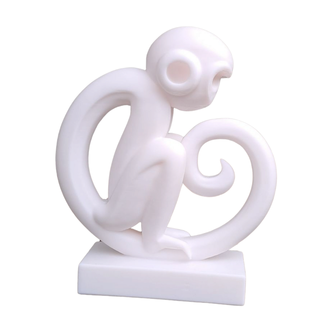 Minimalistische Affen Figur „Monkey Magic“ – Skulptur