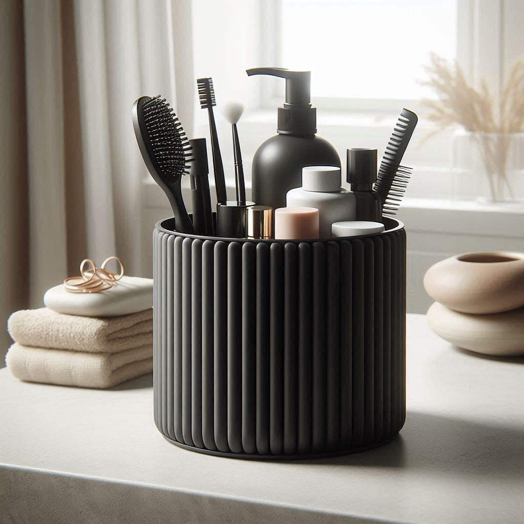 Moderner gerippter Badorganizer