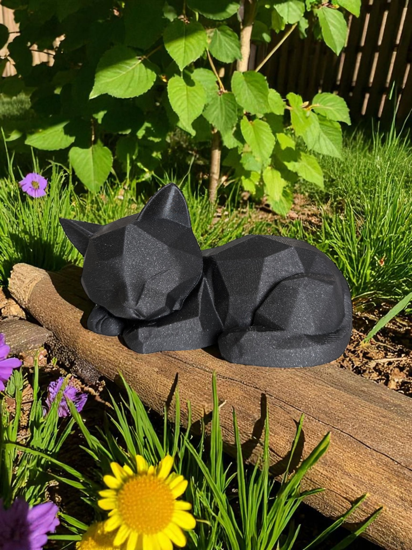 Katzen Figur „Sleeping Kitten“ – Skulptur