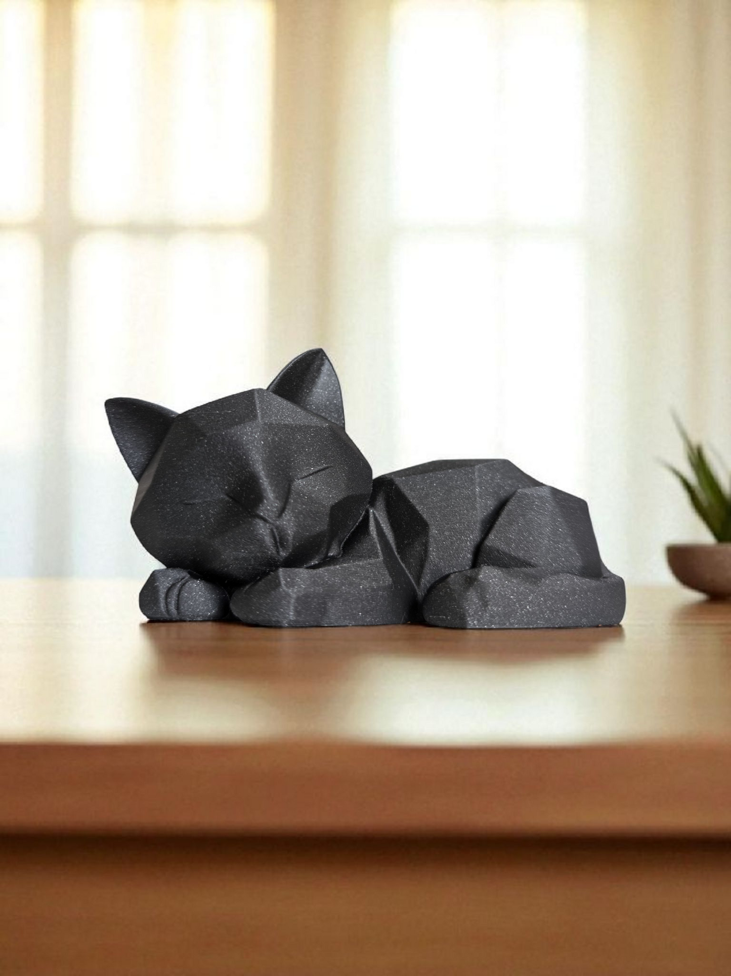 Katzen Figur „Sleeping Kitten“ – Skulptur