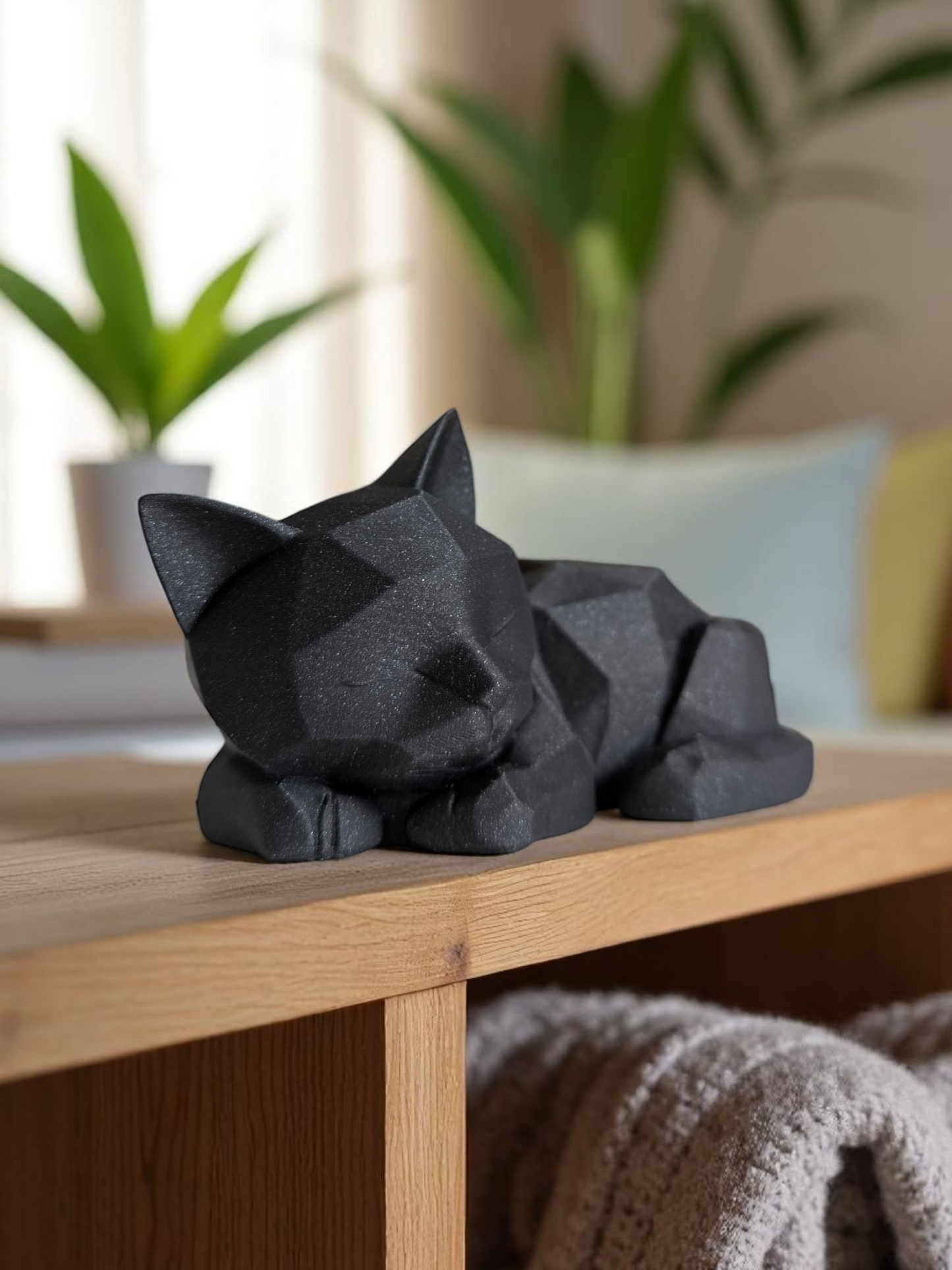 Katzen Figur „Sleeping Kitten“ – Skulptur