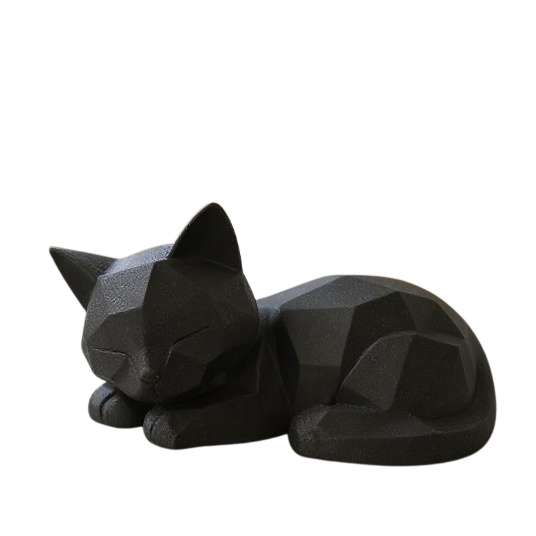 Katzen Figur „Sleeping Kitten“ – Skulptur