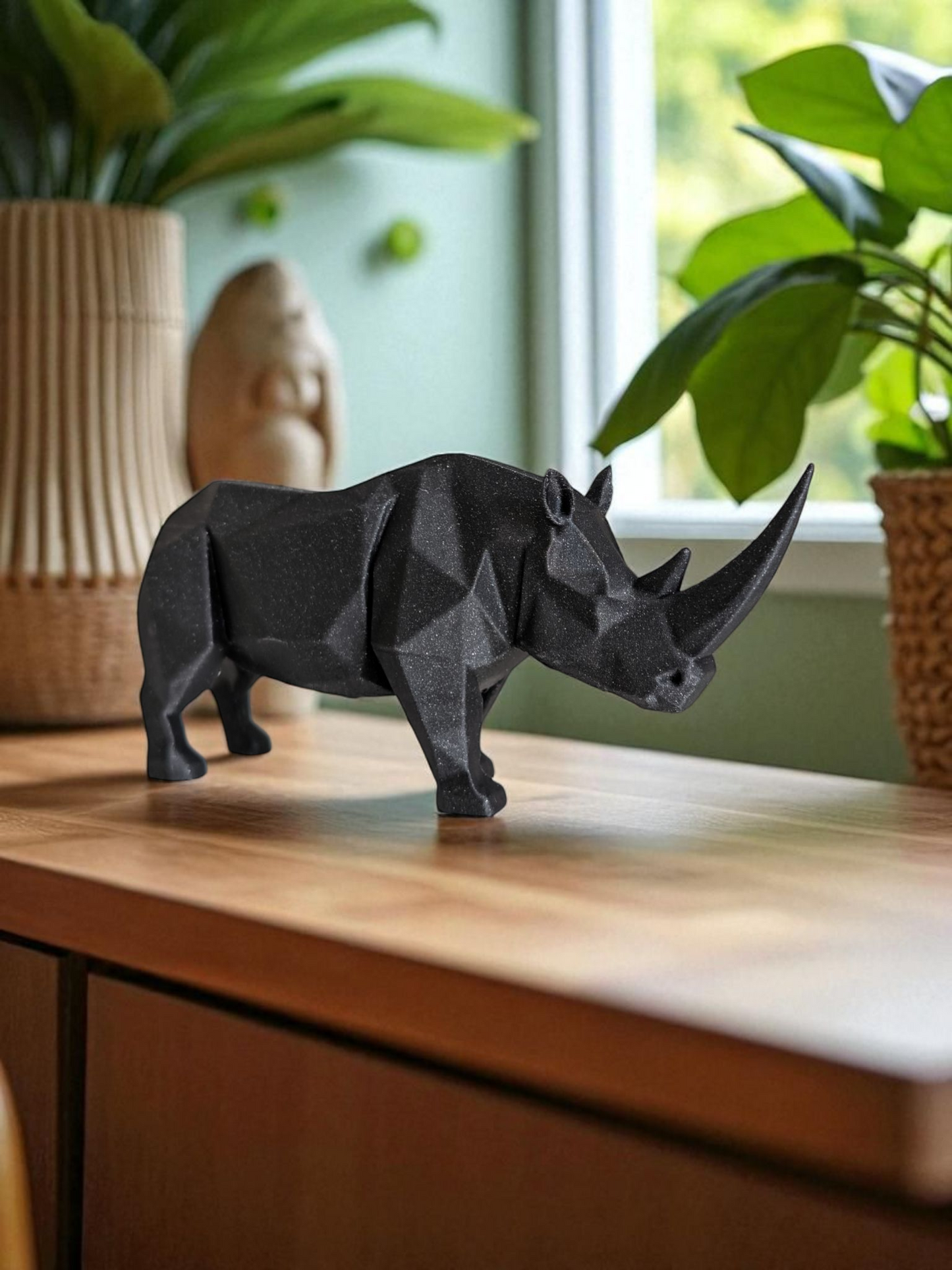 Nashorn Figur „The Rhino“ – Skulptur