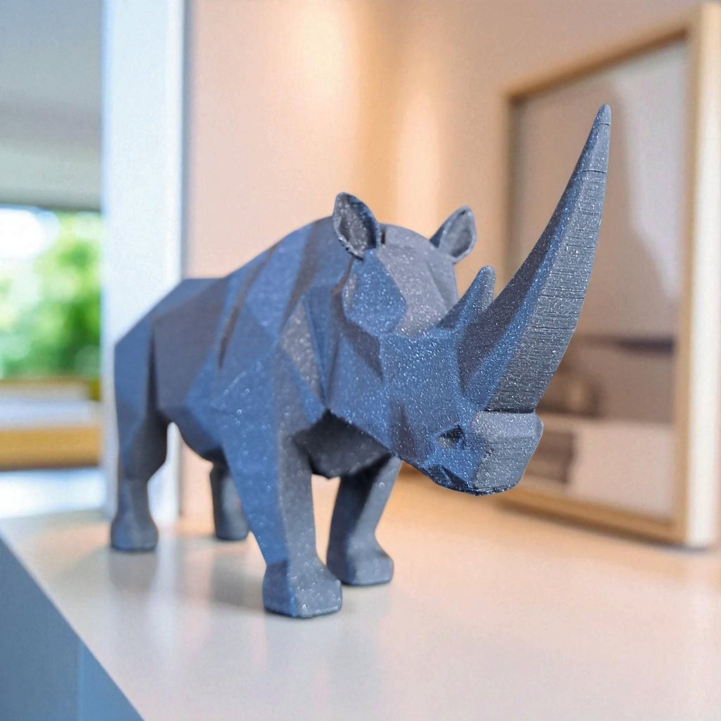 Nashorn Figur „The Rhino“ – Skulptur