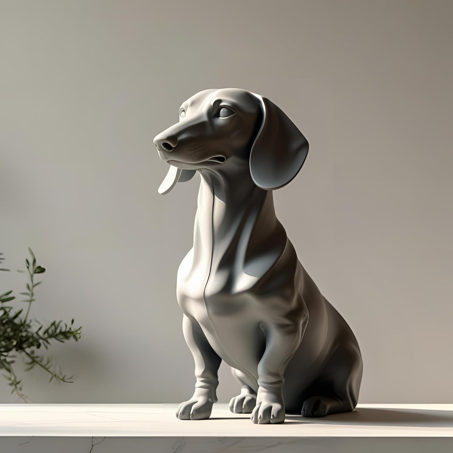 Hunde Figur „Dackel“ – Skulptur