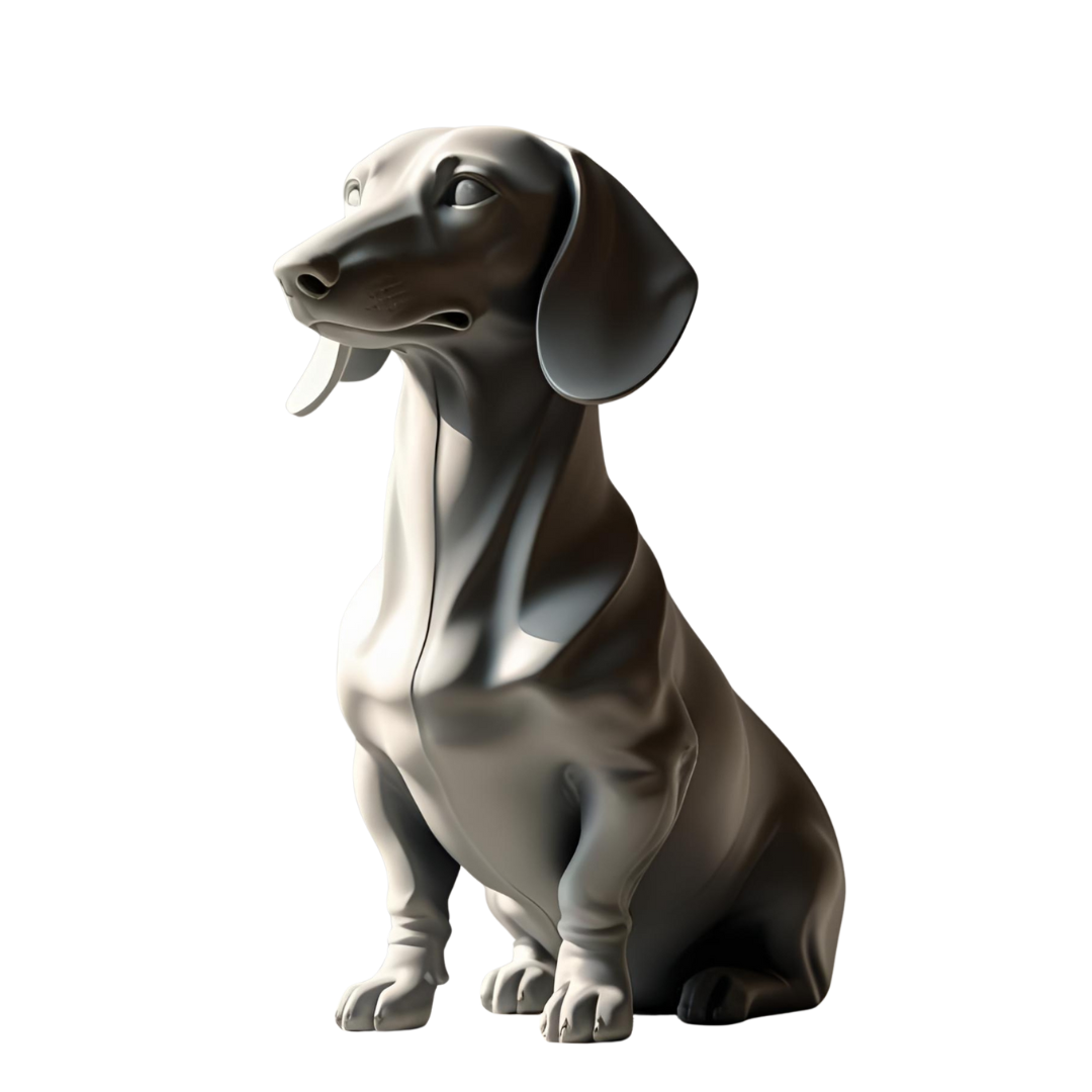 Hunde Figur „Dackel“ – Skulptur