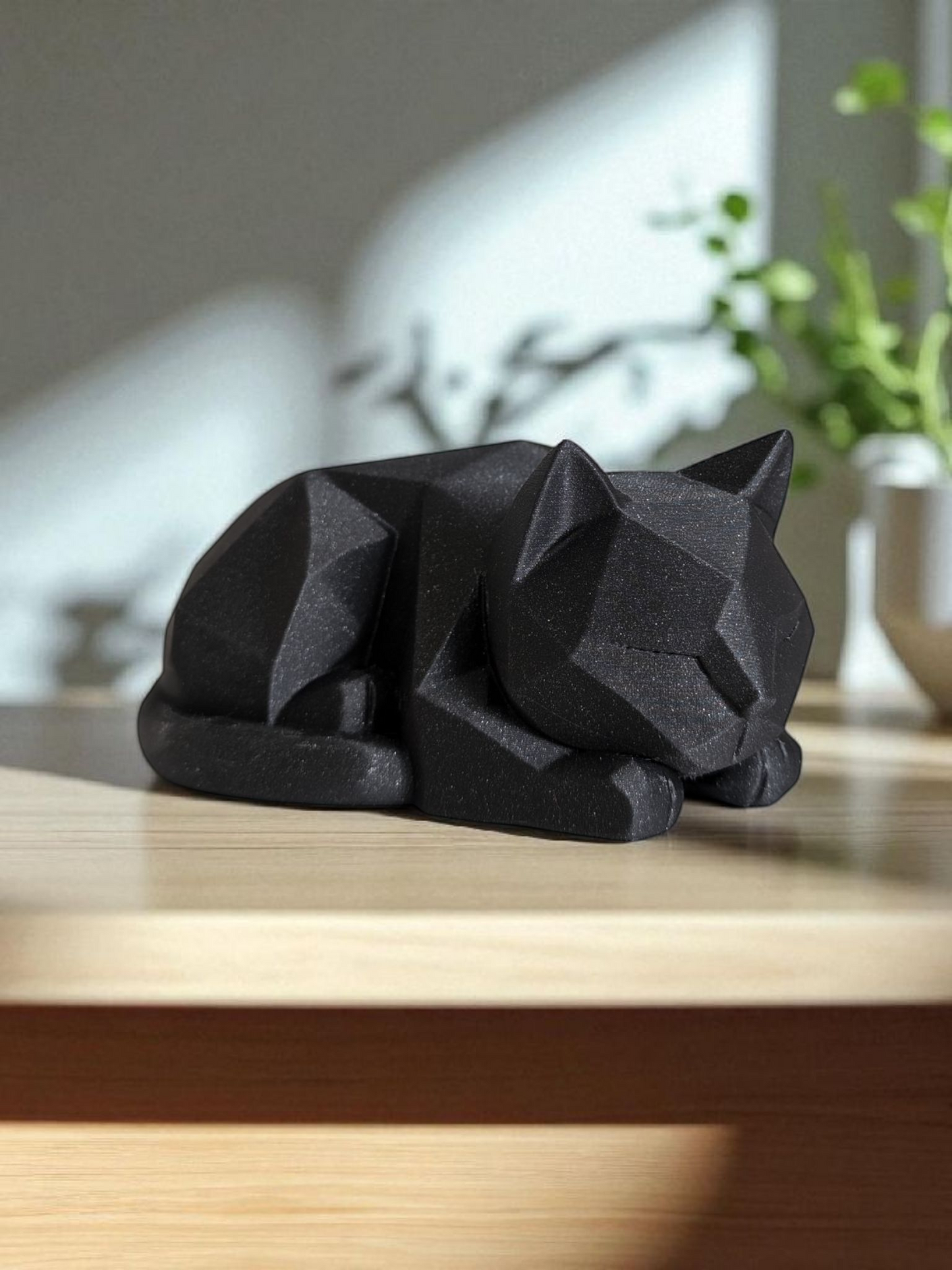 Katzen Figur „Waiting Kitten“ – Skulptur