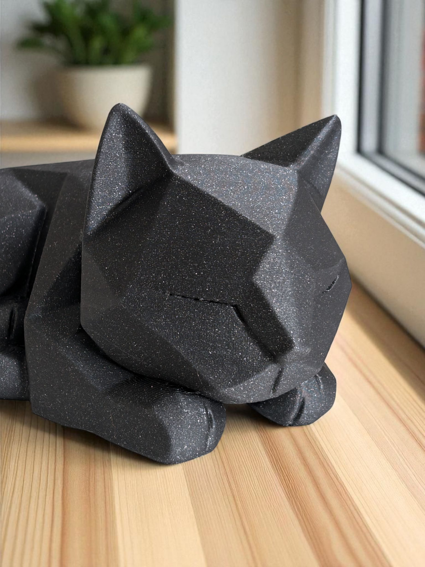 Katzen Figur „Waiting Kitten“ – Skulptur