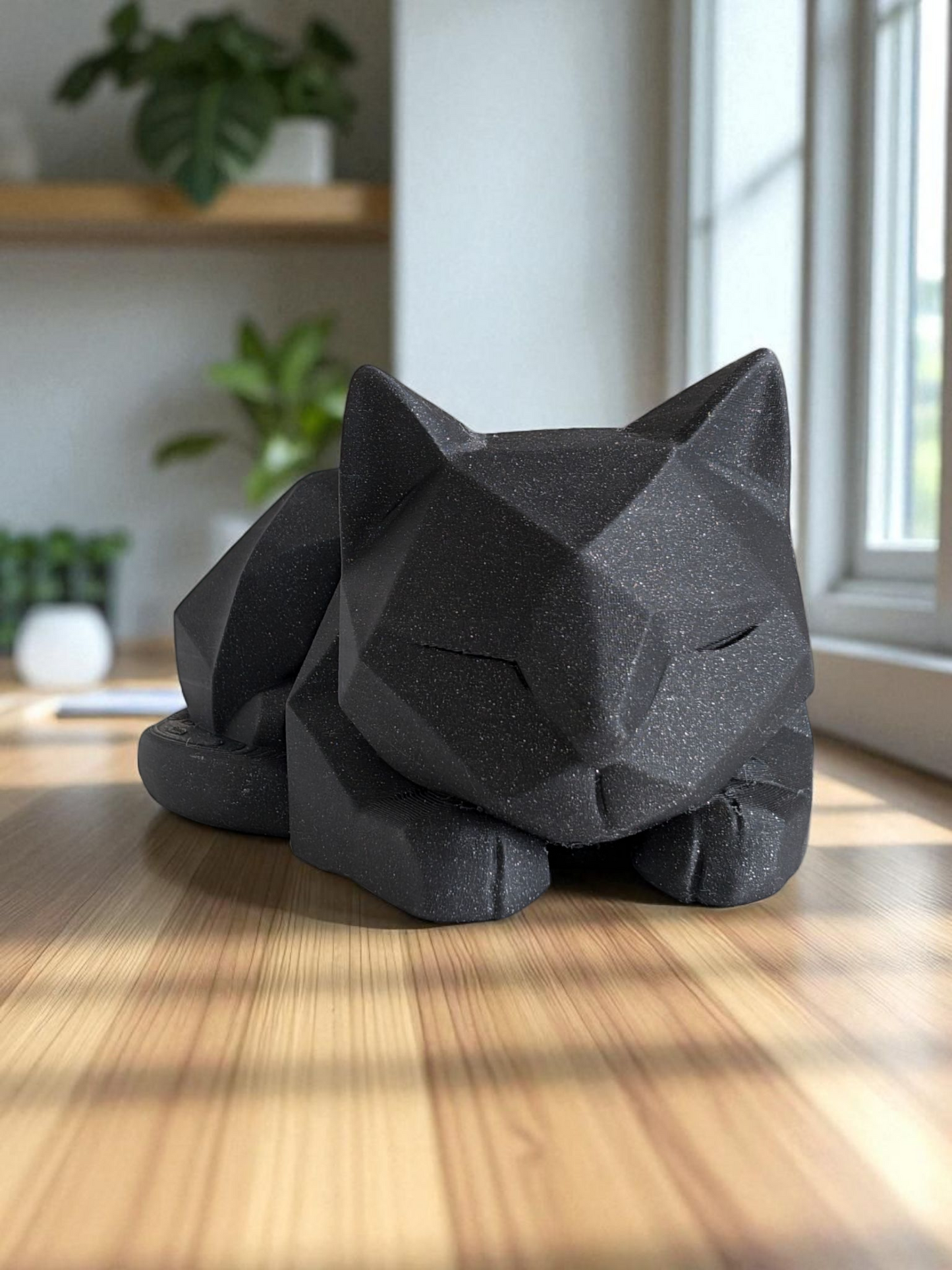 Katzen Figur „Waiting Kitten“ – Skulptur