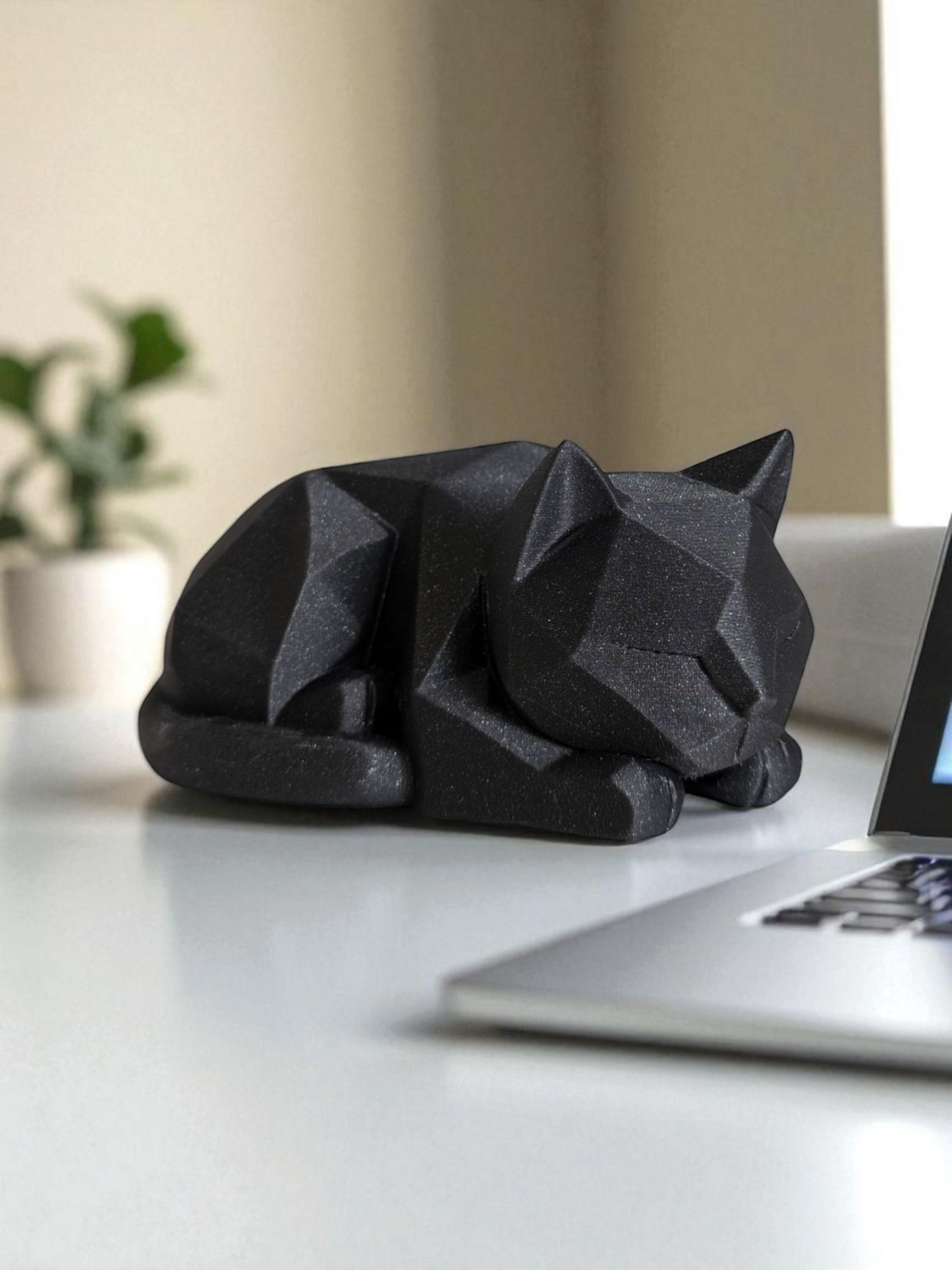 Katzen Figur „Waiting Kitten“ – Skulptur