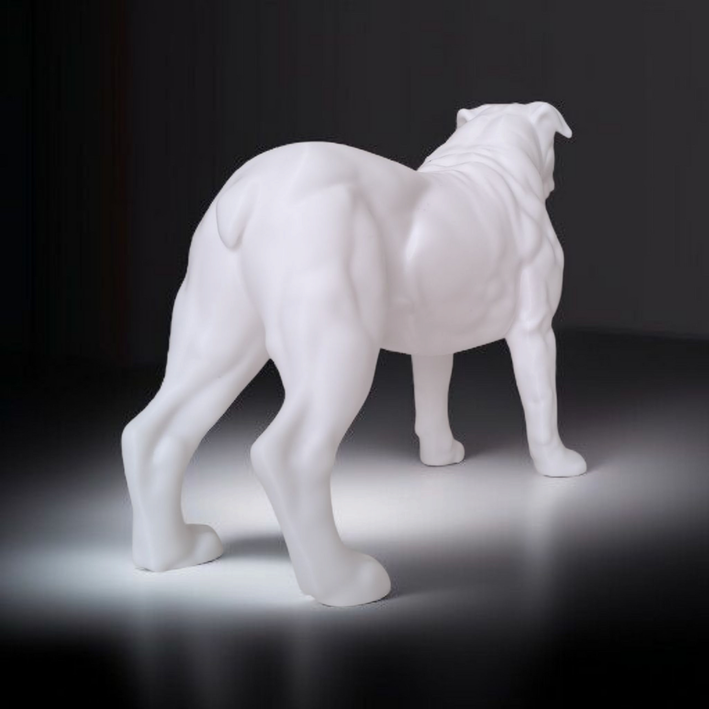 Hunde Figur „American Bulldog“ – Skulptur
