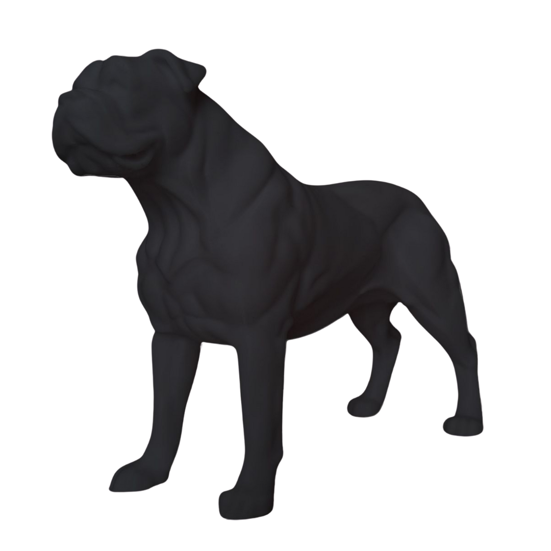 Hunde Figur „American Bulldog“ – Skulptur