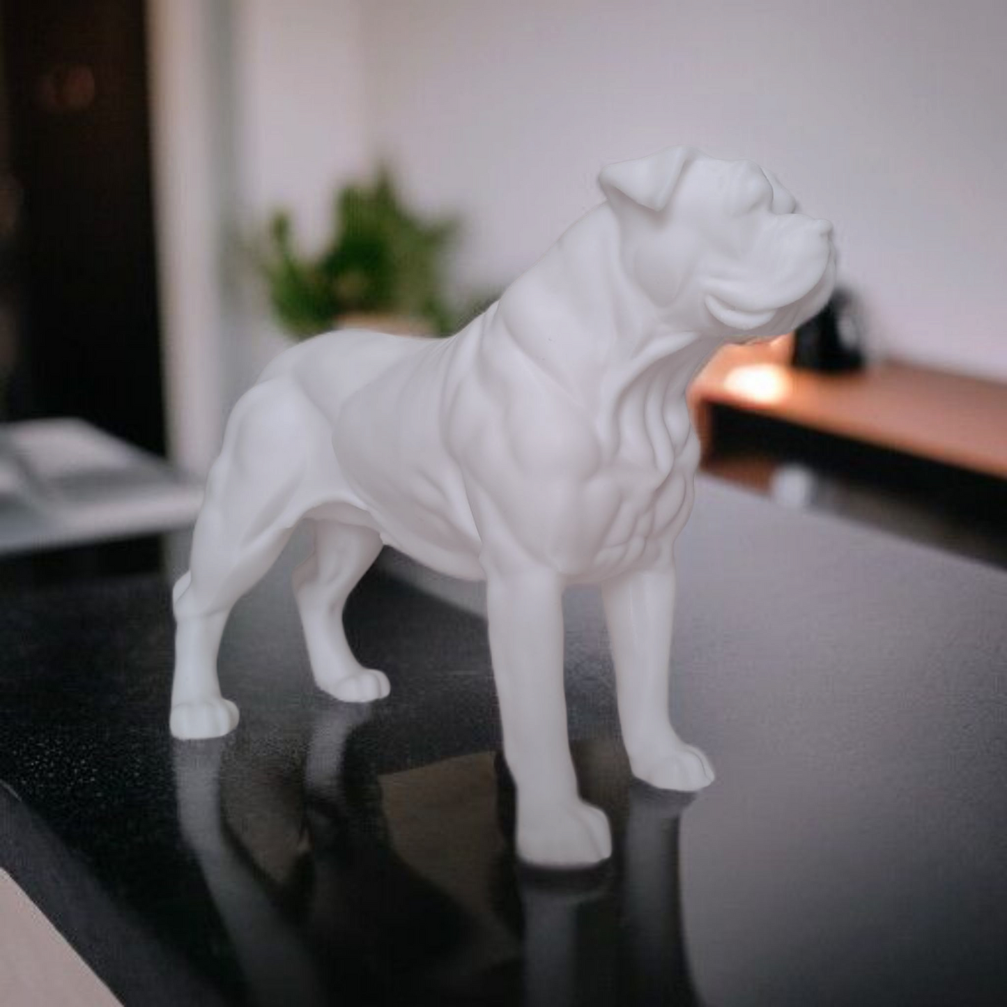 Hunde Figur „American Bulldog“ – Skulptur