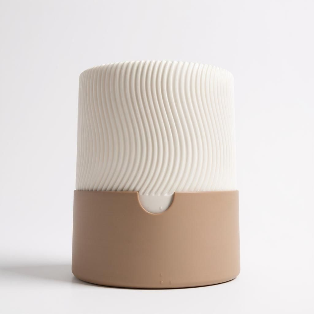 2-teiliger Pflanztopf „Ribbed Duo“