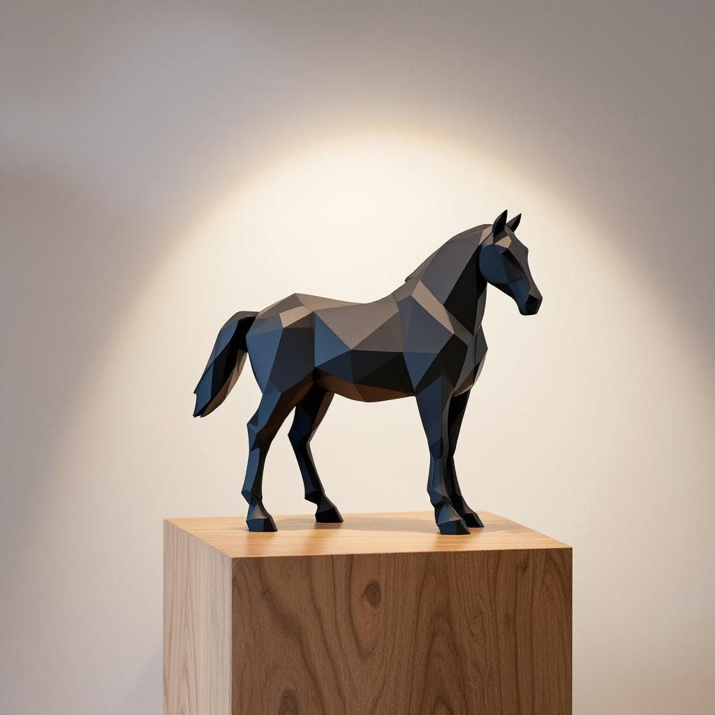Pferde Figur „The Stallion“ – Skulptur