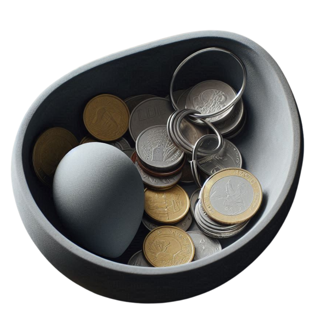 Schlüsselschale „Crooked Egg“