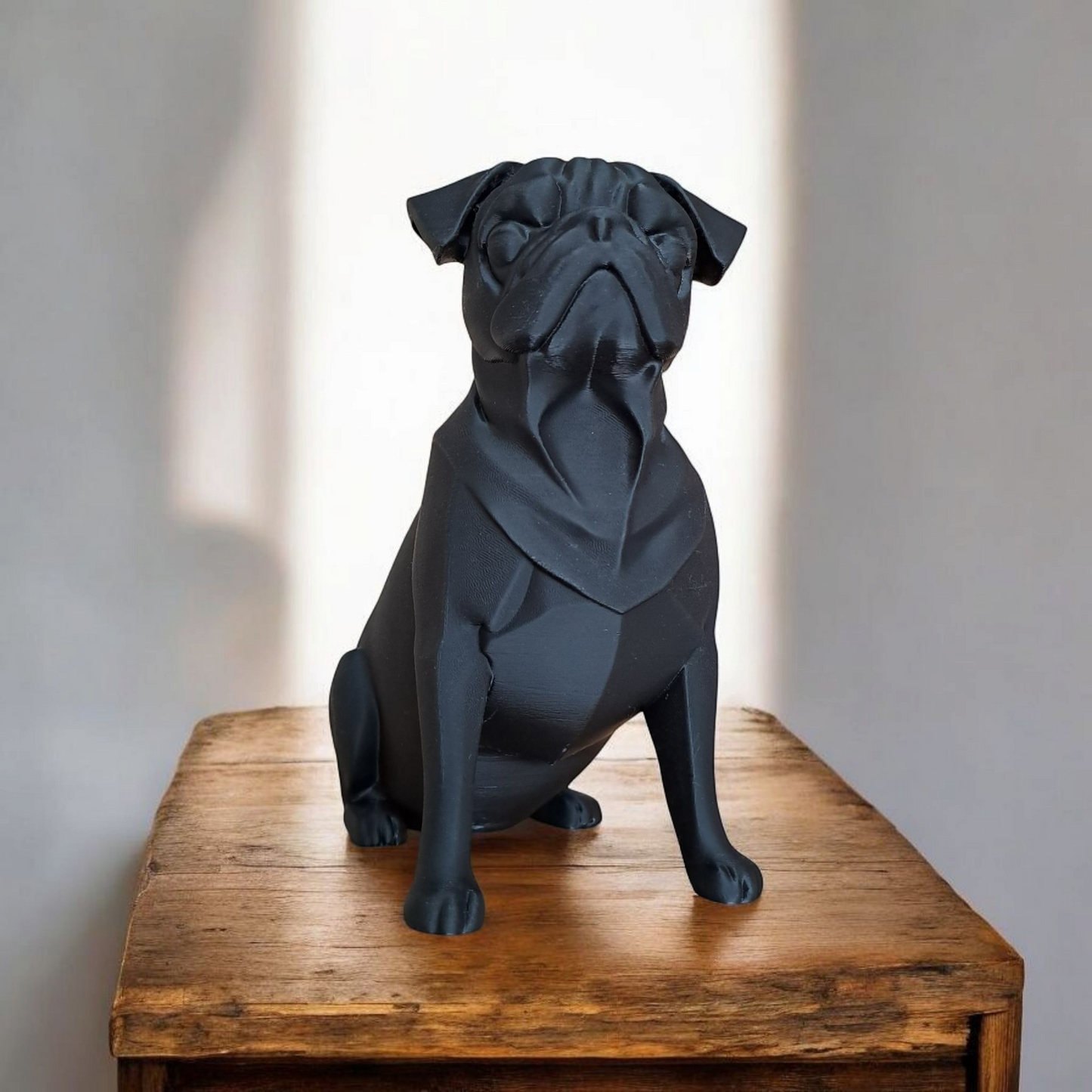 Hunde Figur „The Pug“ – Skulptur