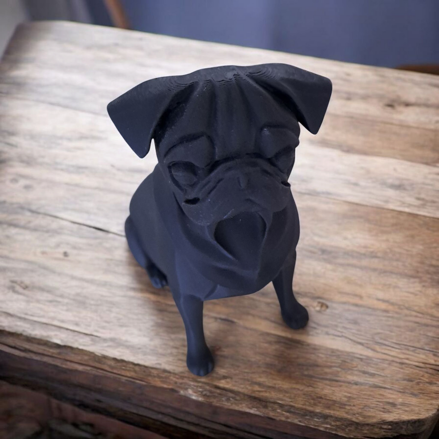 Hunde Figur „The Pug“ – Skulptur