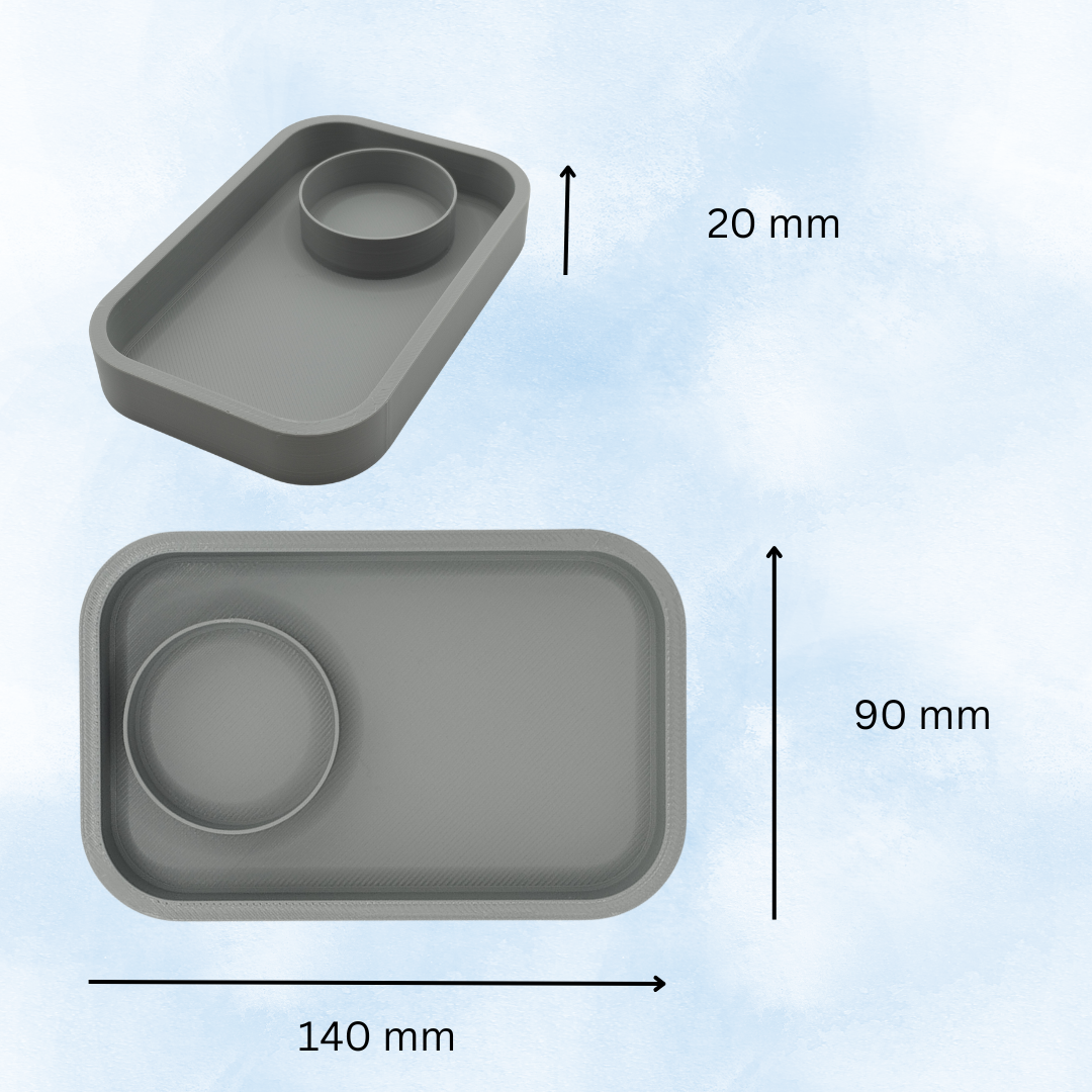 Design Key Tray mit Münzschale – Ordnung mit Stil