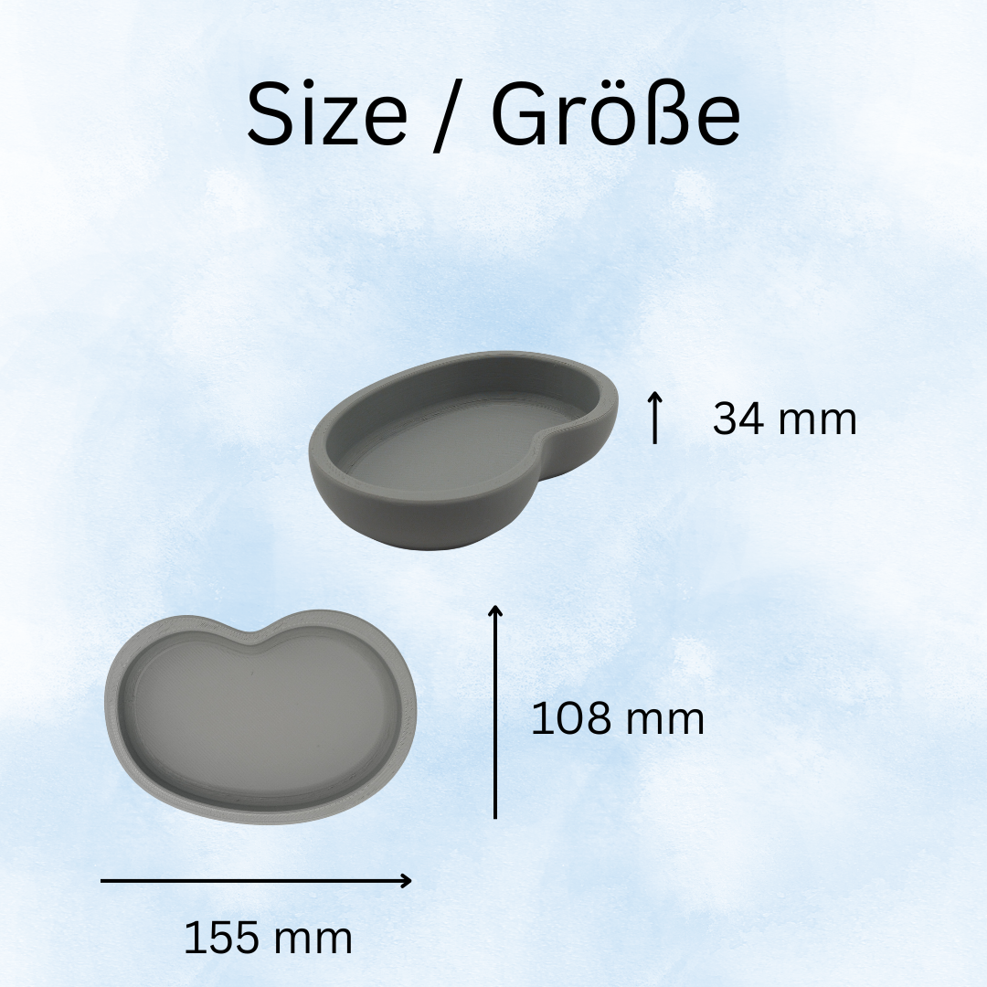 Design Key & Coin Tray „KidneyBean“ – Stilvoll organisiert, natürlich geschwungen