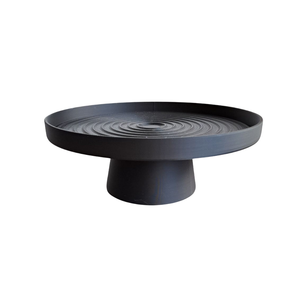 Dekoschale „Swirl“ mit Standfuß