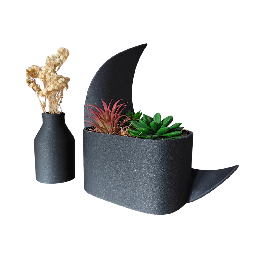 Blumentopf mit Vase "Crescent"