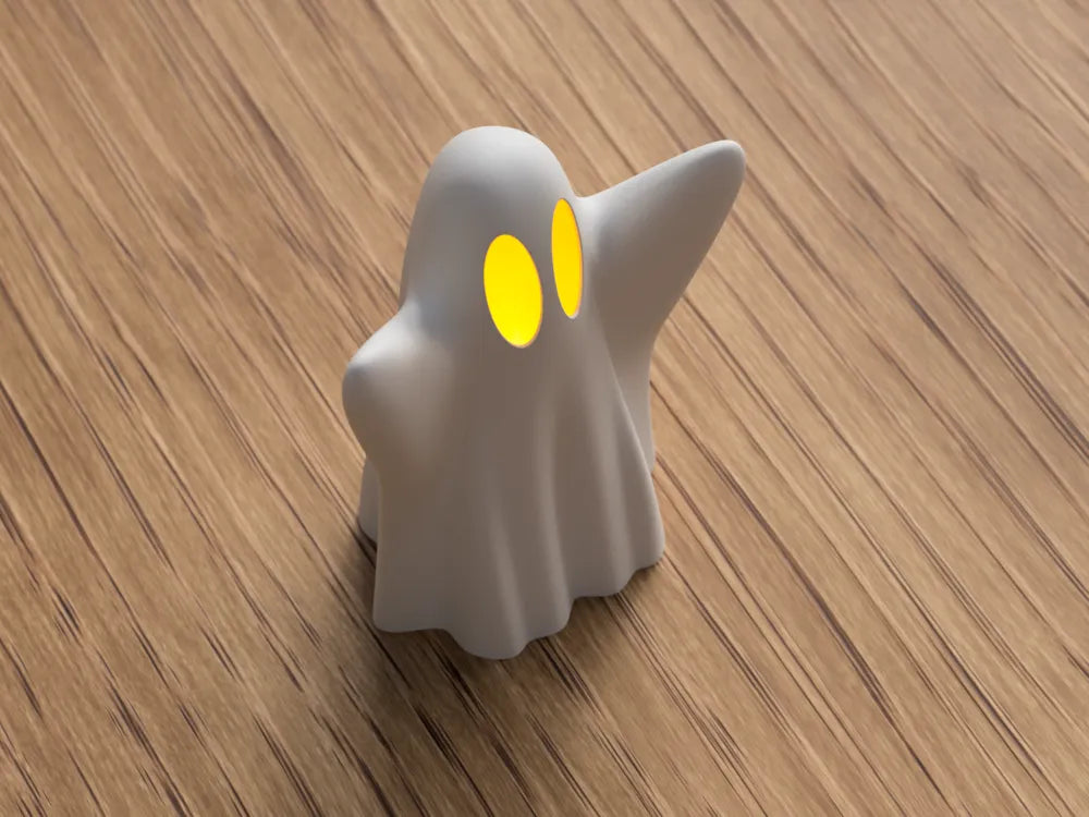 Halloween Geist LED Teelichthalter