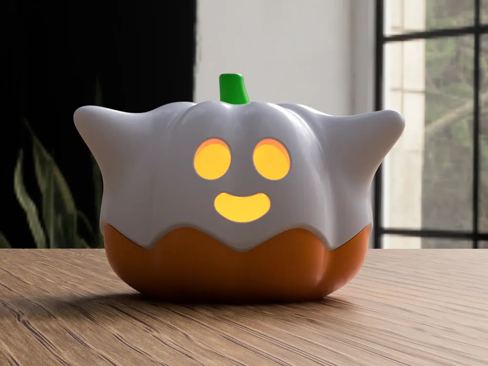 Ghost Pumpkin LED-Teelichthalter