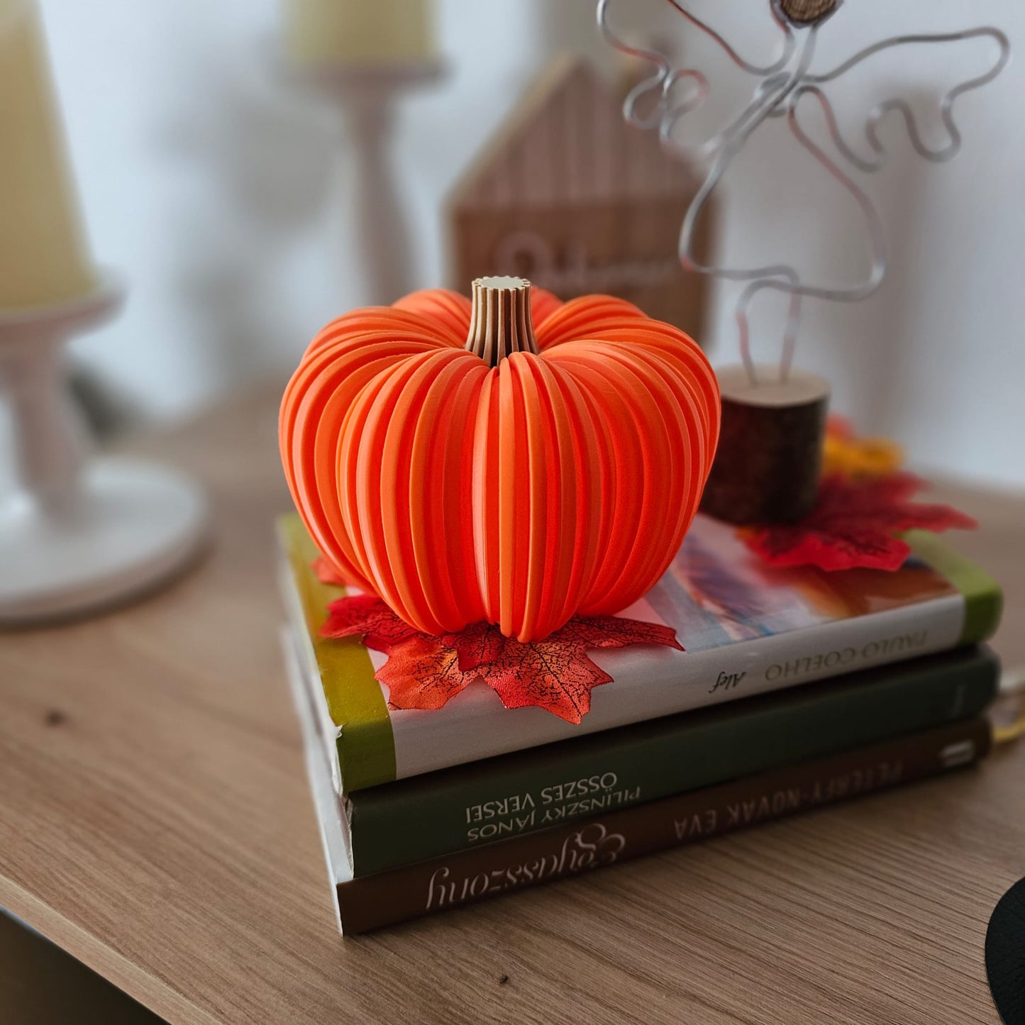 Halloween Kürbis LED-Teelichthalter