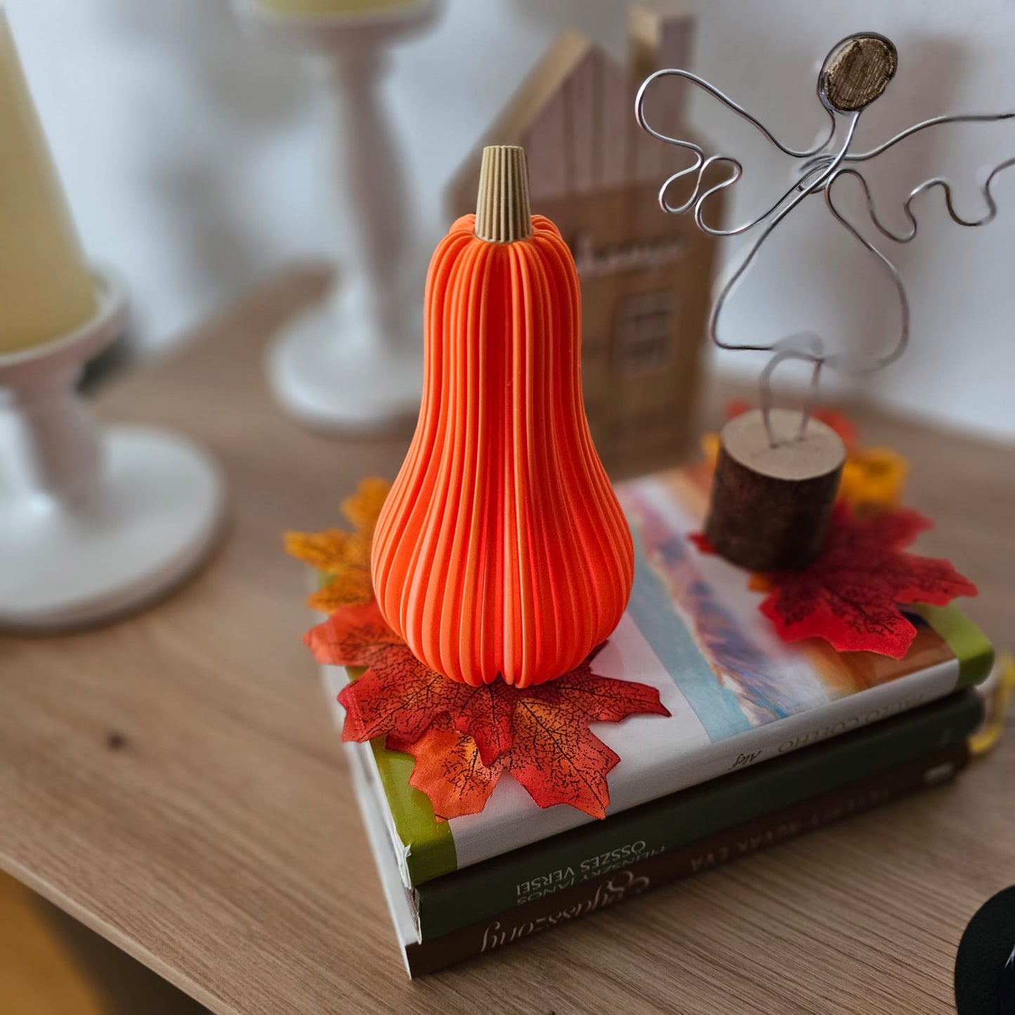 Halloween Kürbis Groß LED-Teelichthalter