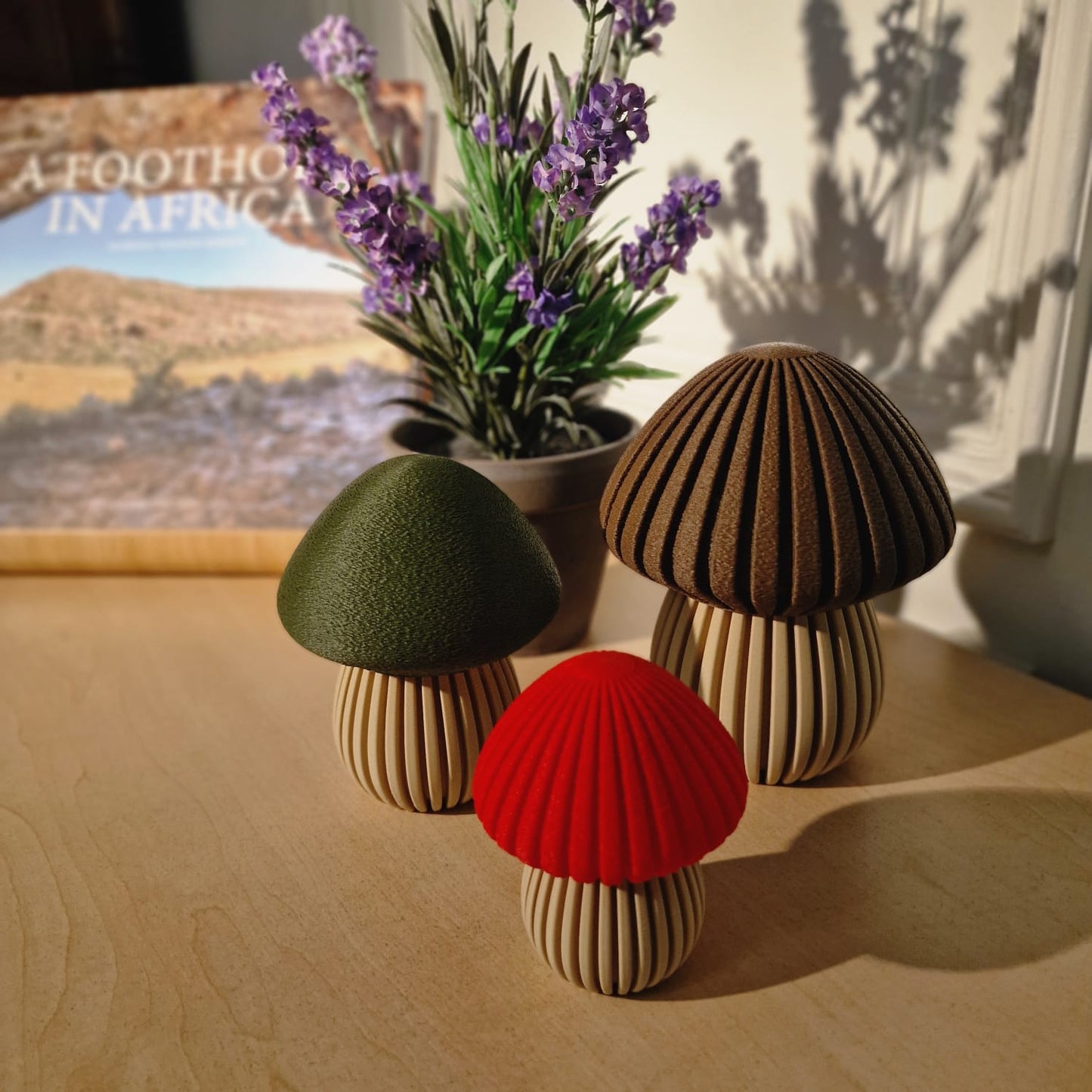 Pilz Herbstdekoration – Minimalistische Naturakzente in 3 Größen