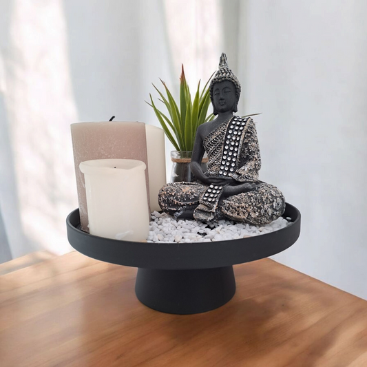 Dekoschale „Swirl“ mit Standfuß