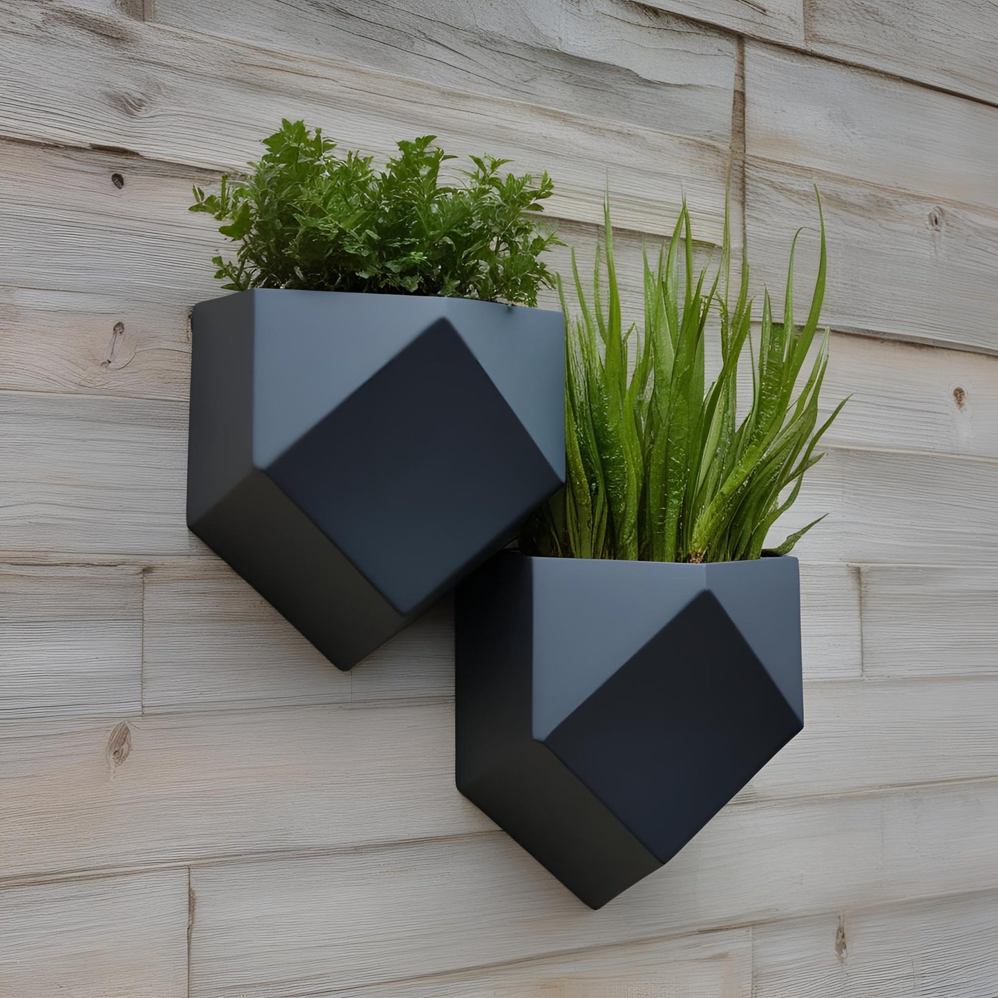 Wand-Blumentopf „Low Poly“