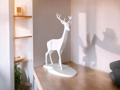 Minimalistische Hirsch „Stag“  – Skulptur