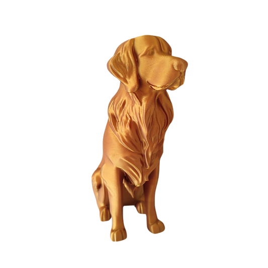 Minimalistische Hundefigur „Golden Retriever“   – Skulptur