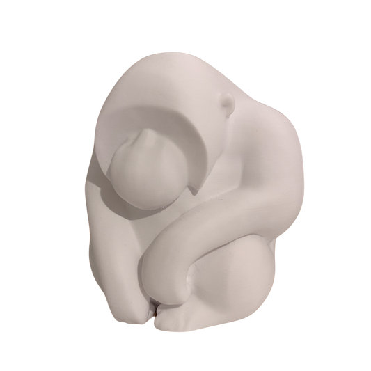 Minimalistische Orang-Utan Figur „Orang“   – Skulptur