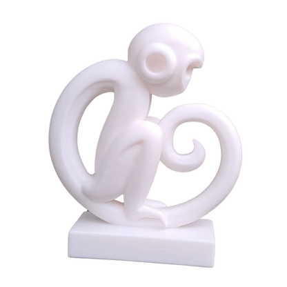 Minimalistische Affen Figur „Monkey Magic“   – Skulptur