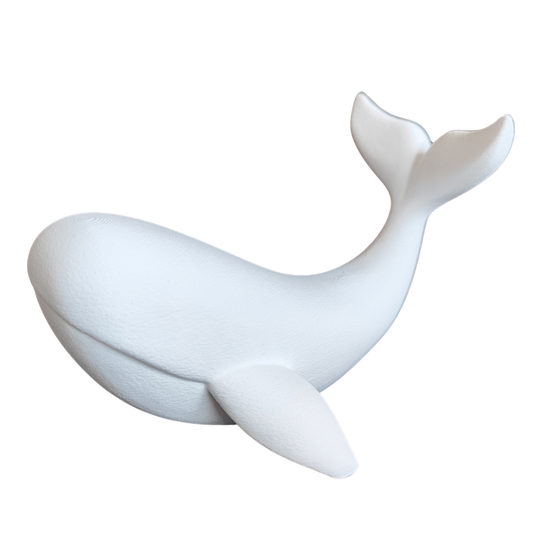 Minimalistische Wal Figur „The Whale“   – Skulptur