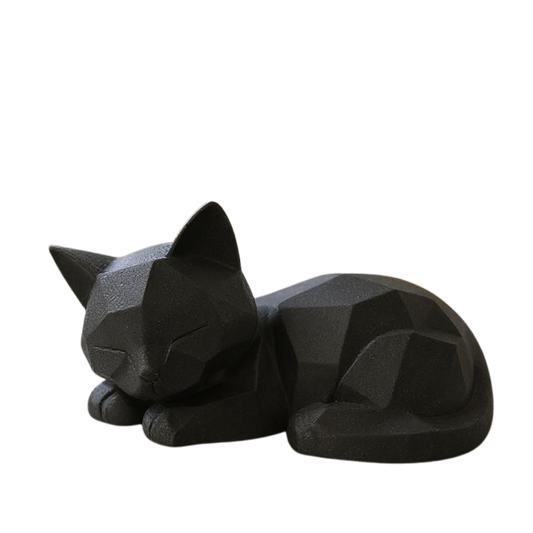 Katzen Figur „Sleeping Kitten“   – Skulptur