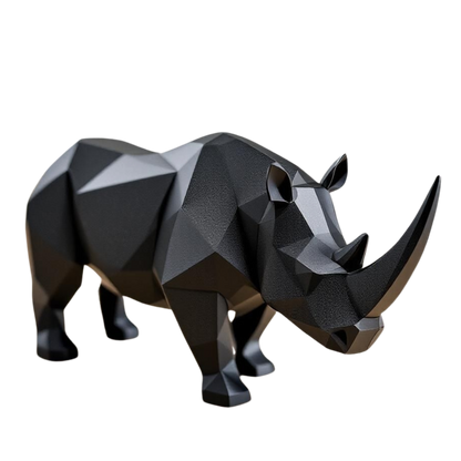 Nashorn Figur „The Rhino“   – Skulptur